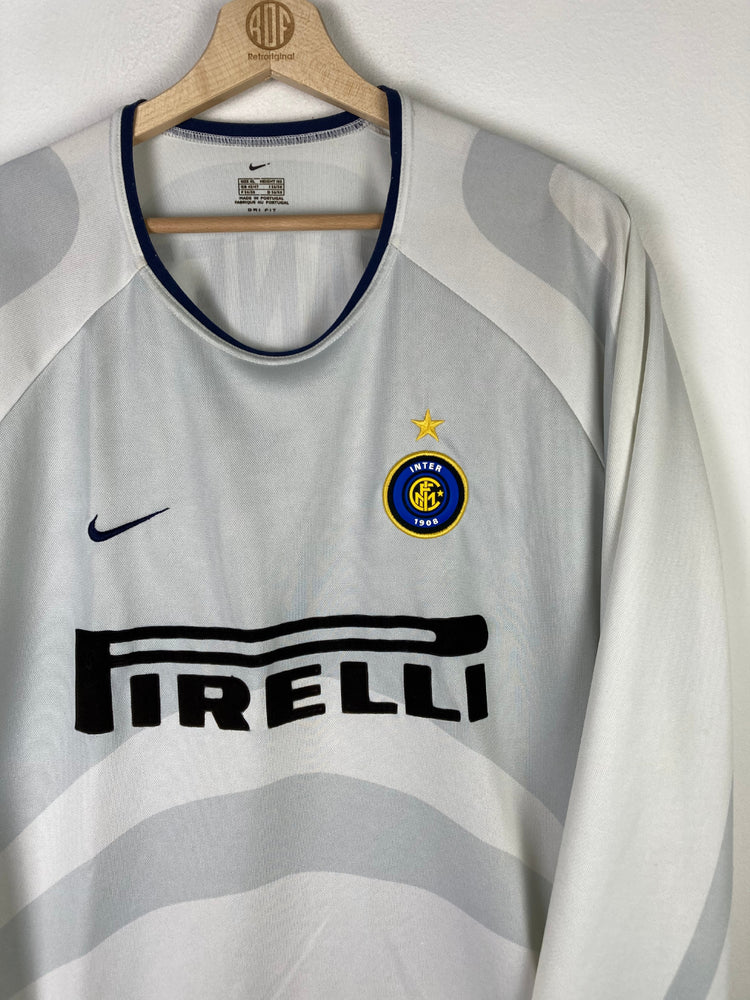 
                  
                    Original Inter Milan *Player-Issue* Away Jersey 2001-2002 Zanetti #4 - XL
                  
                