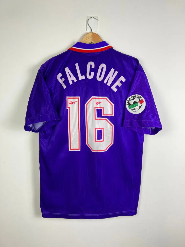 Original ACF Fiorentina *Matchworn* Home Jersey 1996-1997 #16 of Giulio Falcone - XL