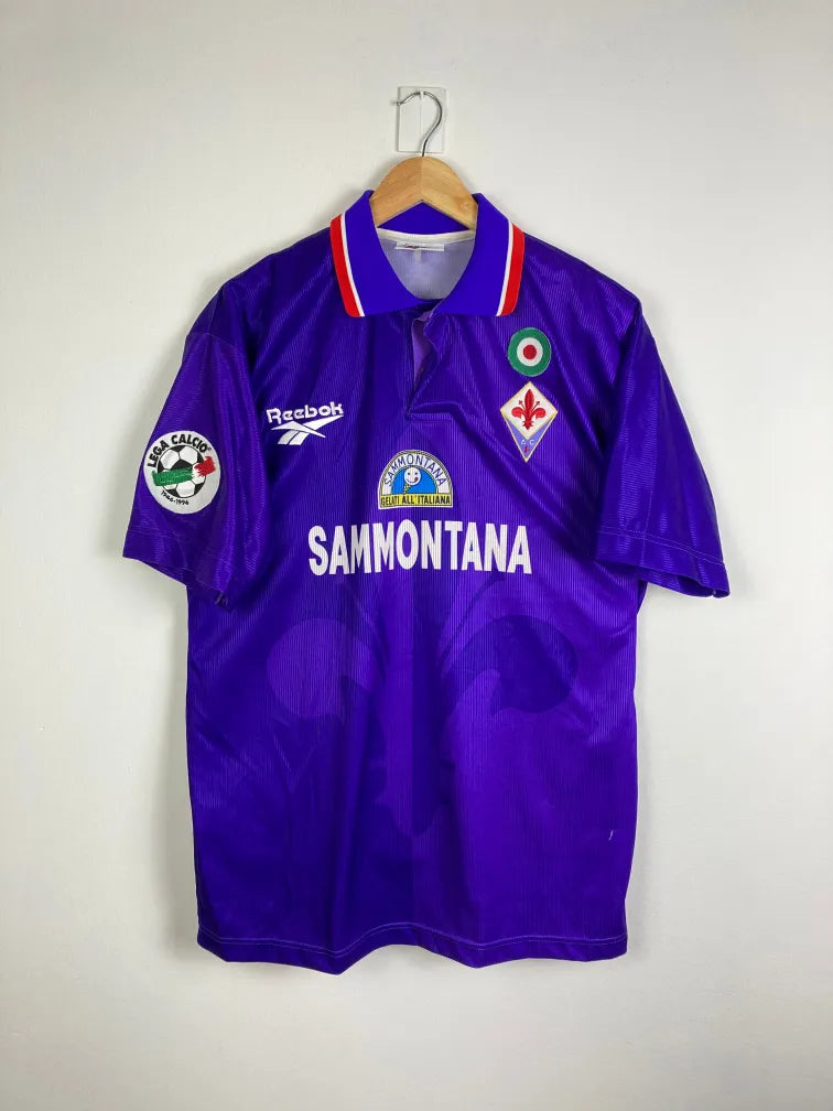 
                  
                    Original ACF Fiorentina *Matchworn* Home Jersey 1996-1997 #16 of Giulio Falcone - XL
                  
                