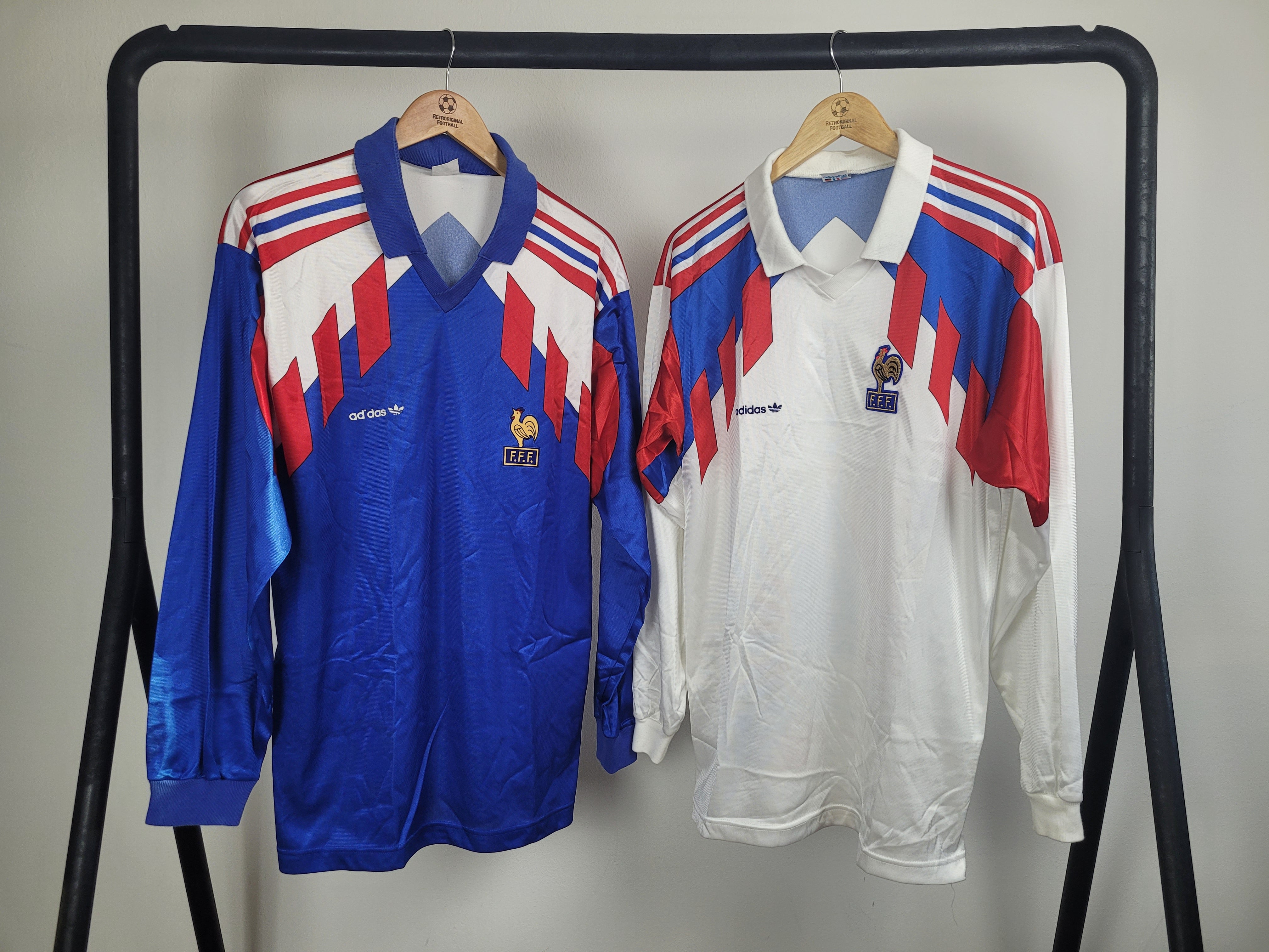 France 1990-1992 Home & Away Longsleeve – RetrOriginalFootball