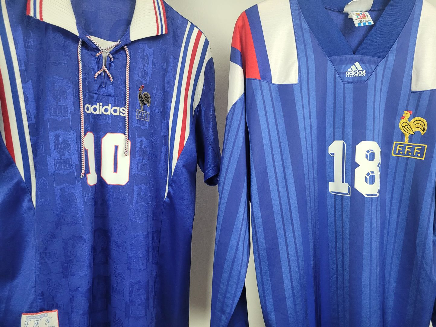 
                  
                    France 1992-1993 & 1996-1997 Home Jersey of Zinedine Zidane & Eric Cantona
                  
                