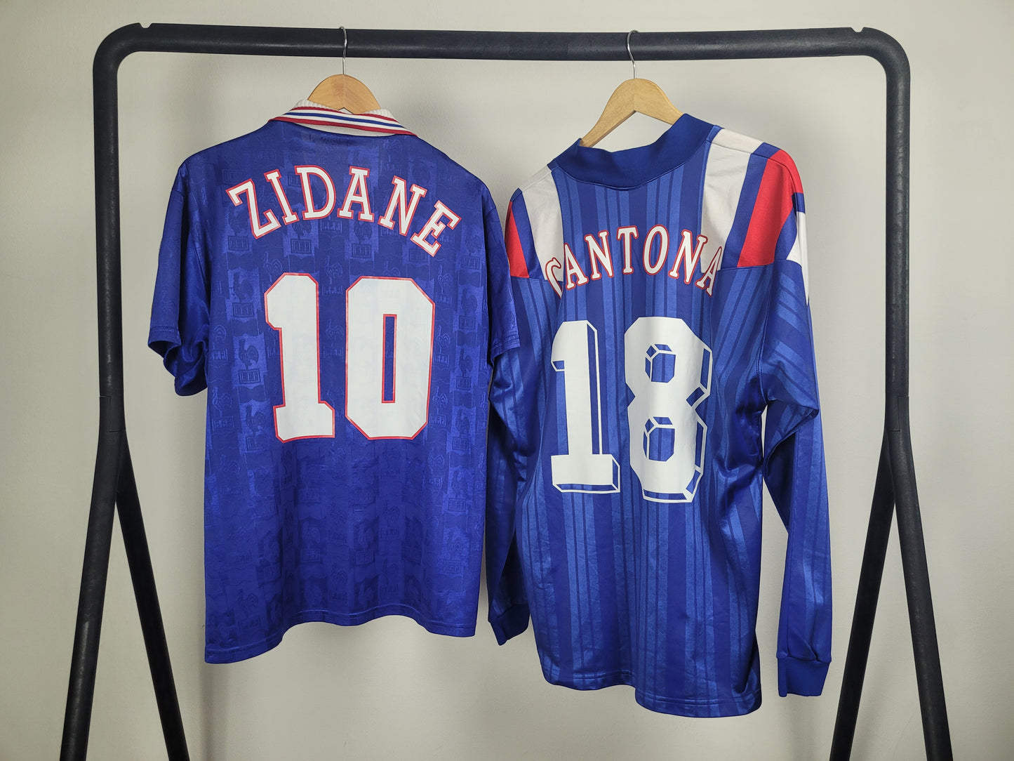 
                  
                    France 1992-1993 & 1996-1997 Home Jersey of Zinedine Zidane & Eric Cantona
                  
                