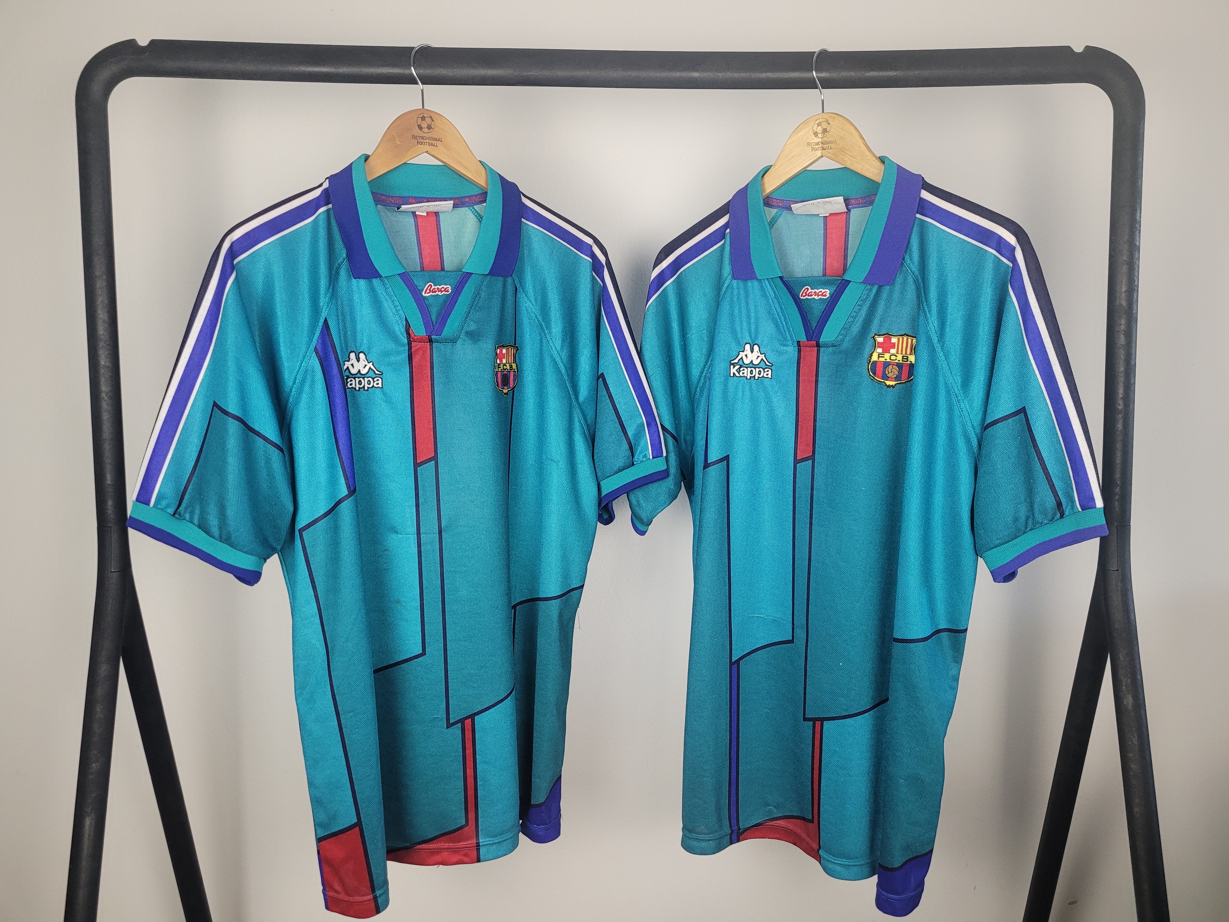 Kappa FCバルセロナ GUARDIOLA 4 シャツ Barcelona 1997 - 1998 Home football Kappa shirt #4 Guardiola size