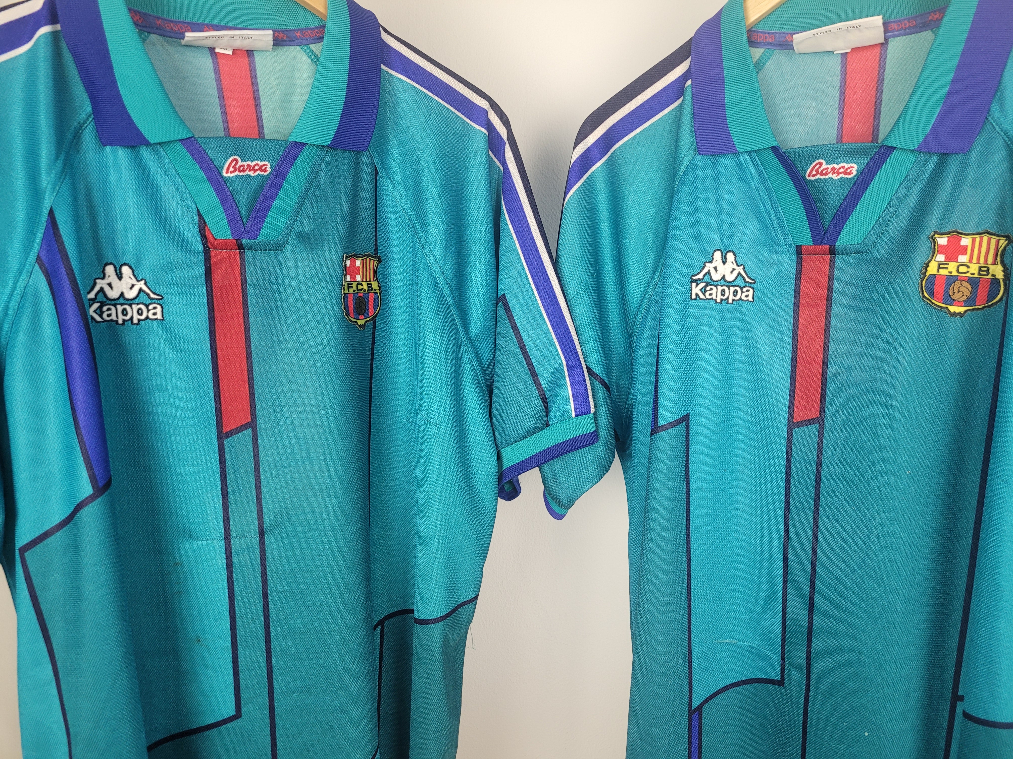 Kappa FCバルセロナ GUARDIOLA 4 シャツ Barcelona 1997 - 1998 Home football Kappa shirt #4 Guardiola size