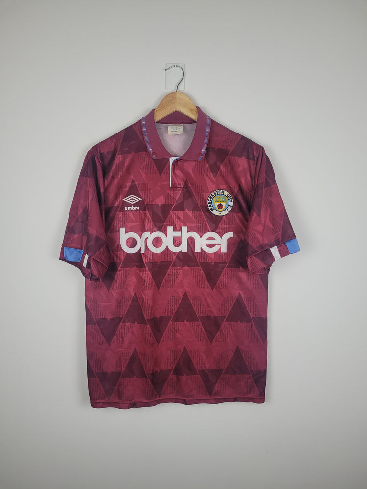 
                  
                    Original Manchester City Away Jersey 1990-1992 - L
                  
                