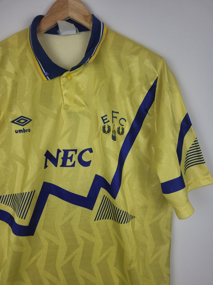 
                  
                    Original Everton FC Away Jersey 1990-1992 - XL
                  
                