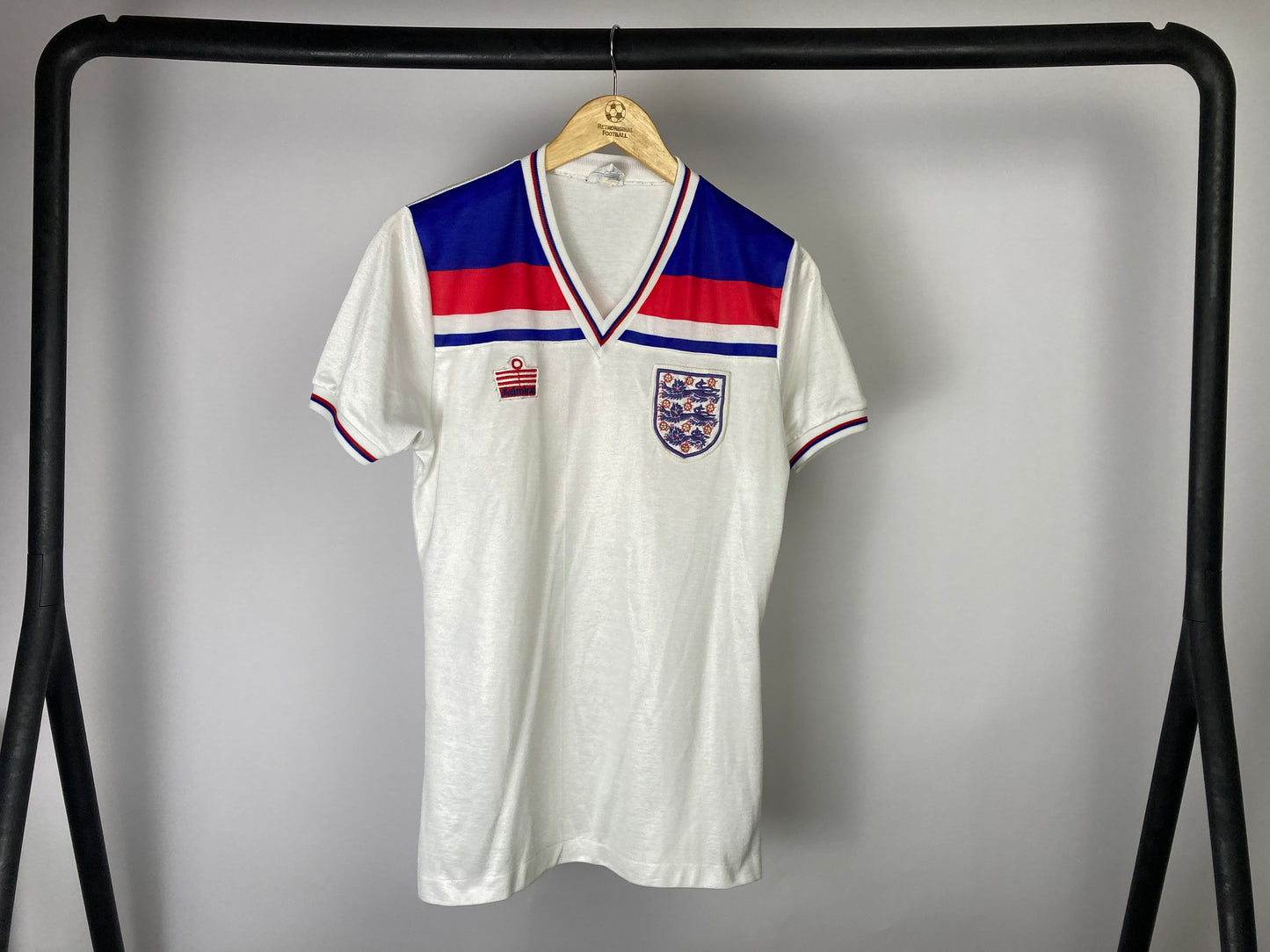 
                  
                    England 1980-1983 *Matchworn* Home shirt #16
                  
                
